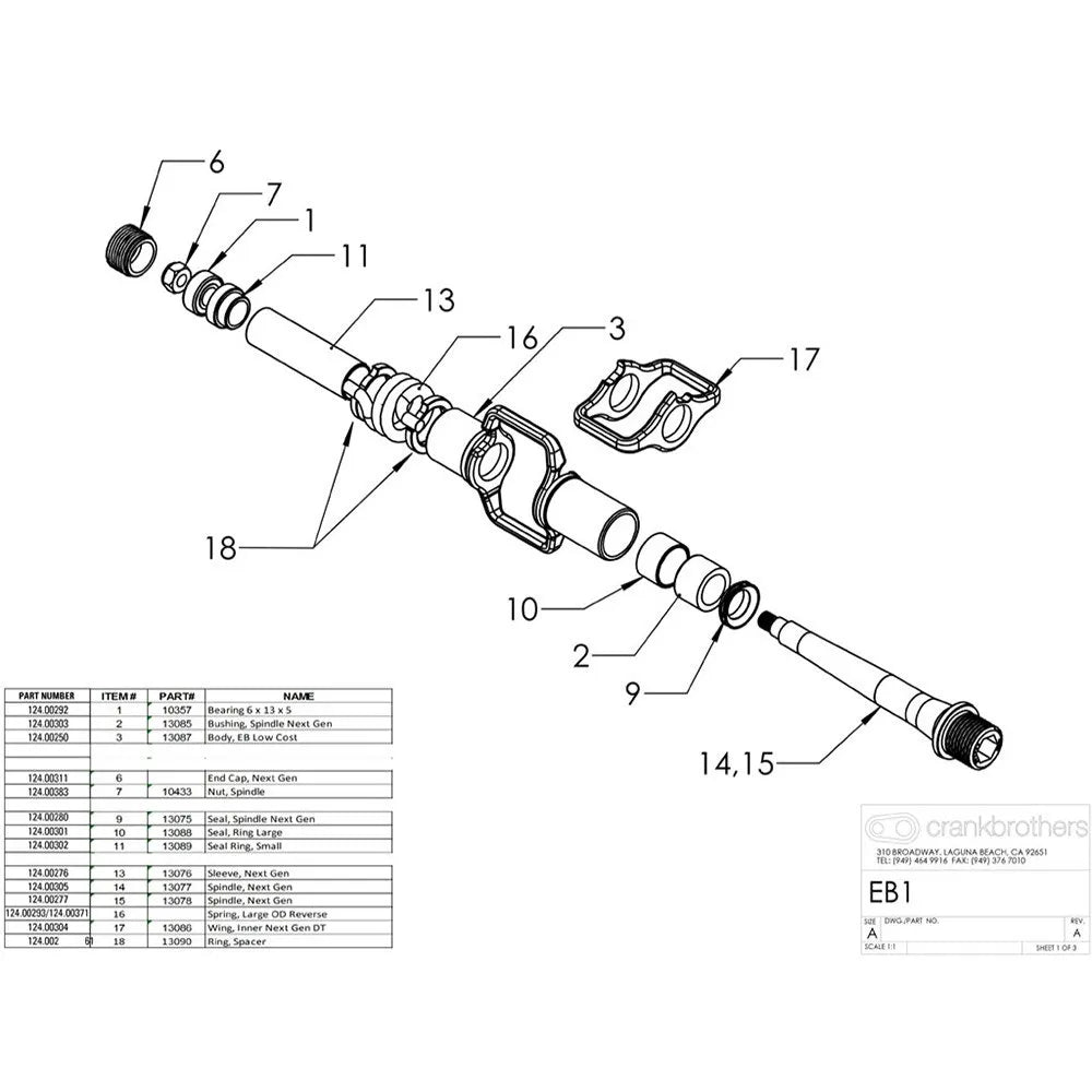 Crank Brother Eggbeater 1 Sil/Red