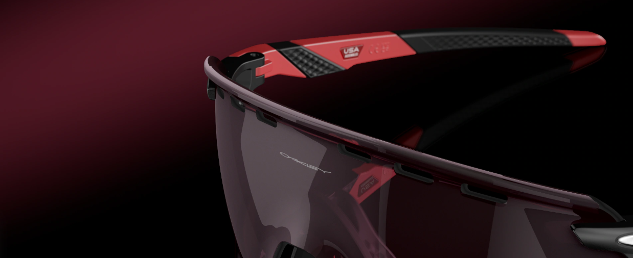 Oakley Encoder Strike Vented Pink Stripes - Prizm Road Lens - 92351639