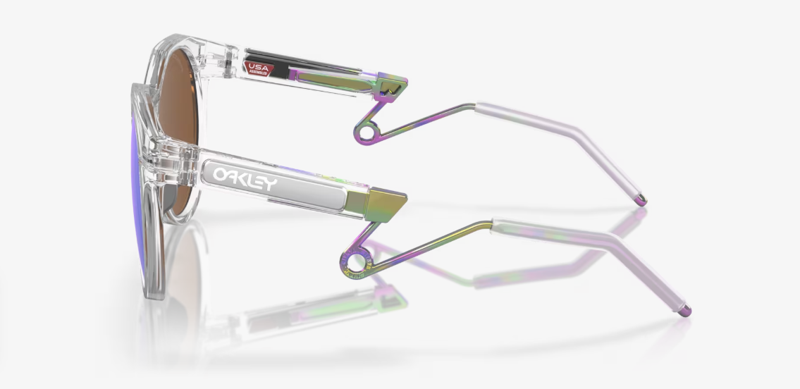 Oakley HSTN Metal Matt Clear - Prizm Violet Lens - 92790252
