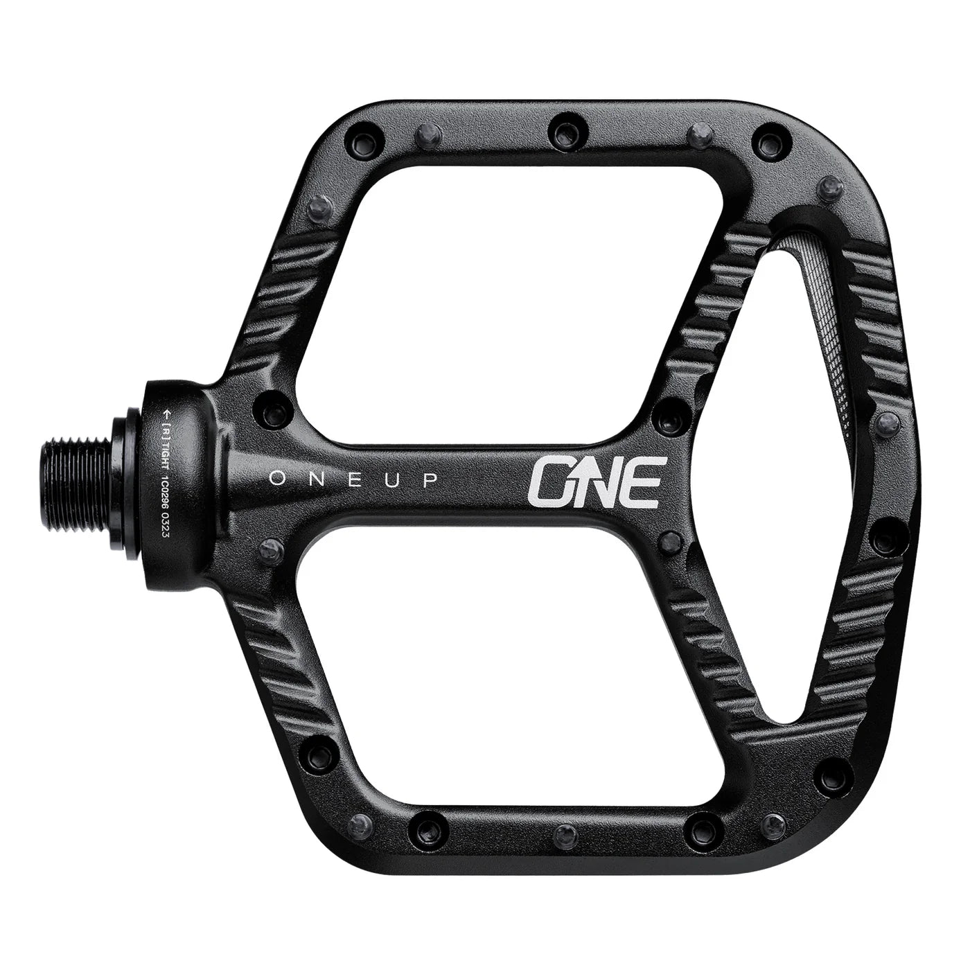 OneUp Alloy Flat Pedals Aluminium Black