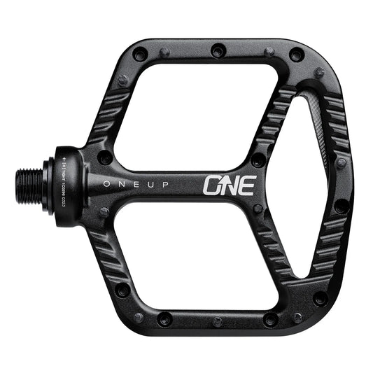 OneUp Alloy Flat Pedals Aluminium Black