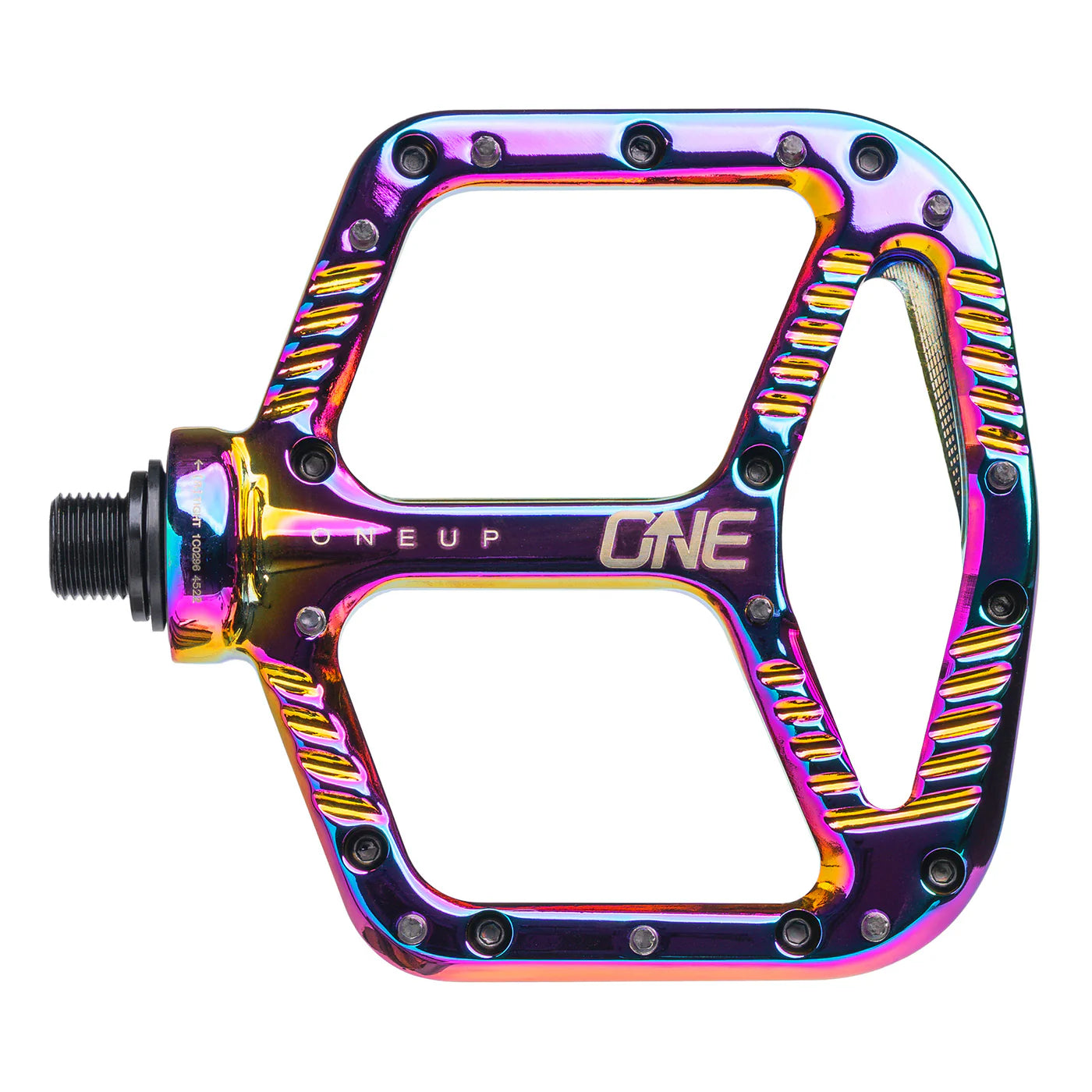 OneUp Alloy Flat Pedals Aluminium Oil Slick