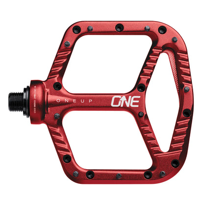 OneUp Alloy Flat Pedals Aluminium Red