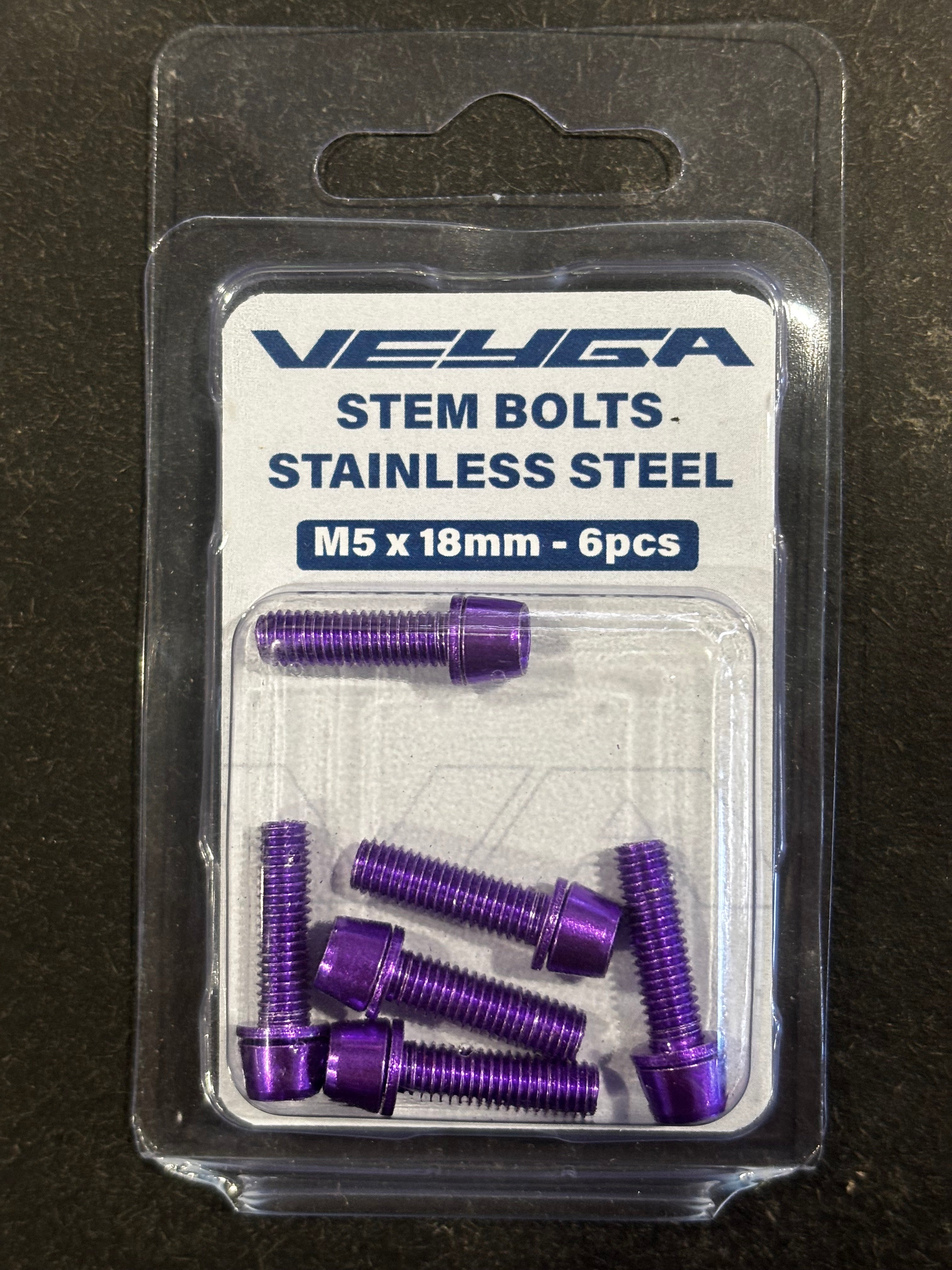 Veyga Stem Bolt M5 x 18 - Pack 6