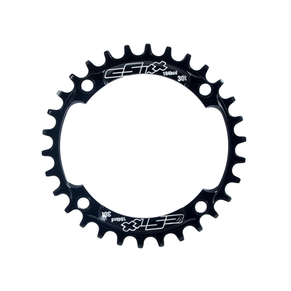 cSixx TT Chainring 104 bcd Black