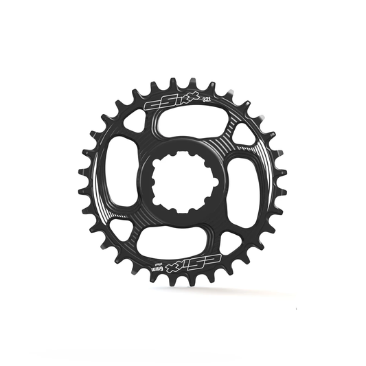 cSixx Chainring SRAM 3-Bolt 6mm Black